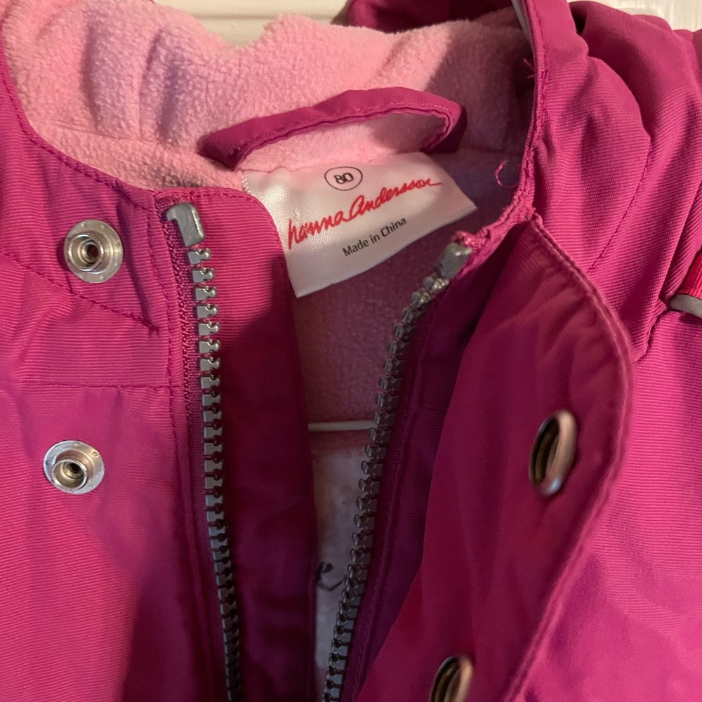 Pink ski jacket. 3t.